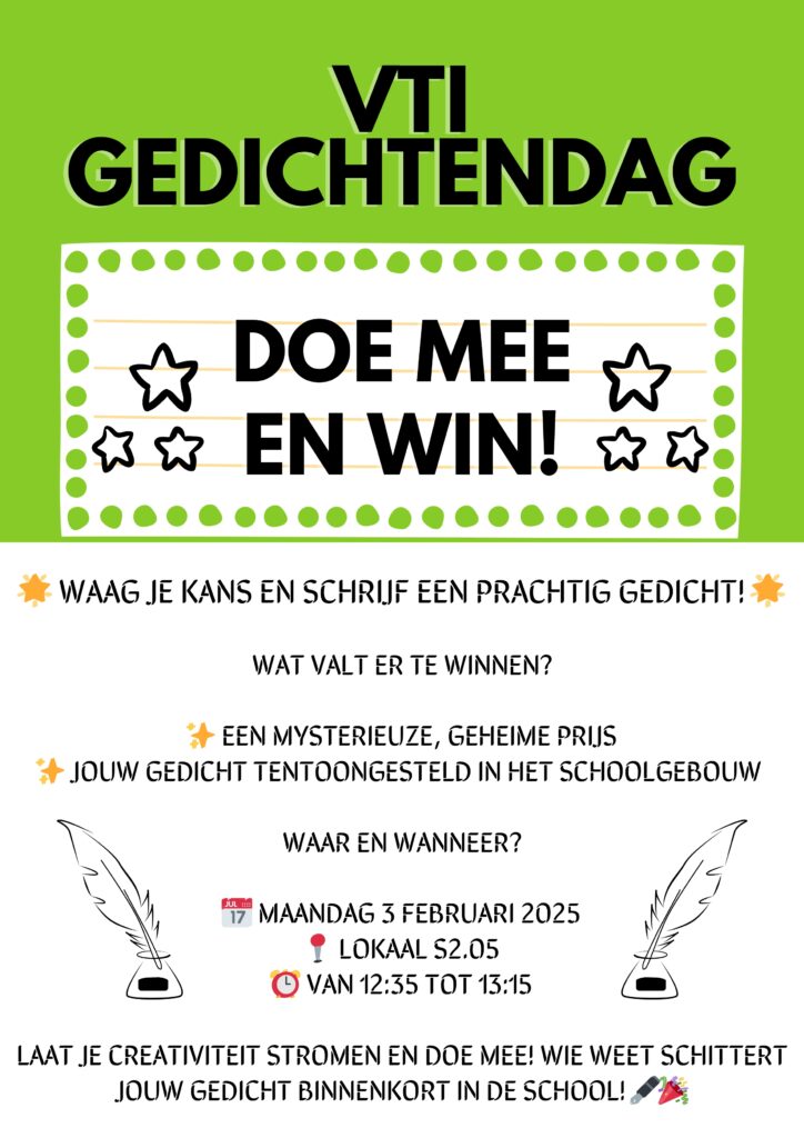Neem deel aan de gedichtendag
