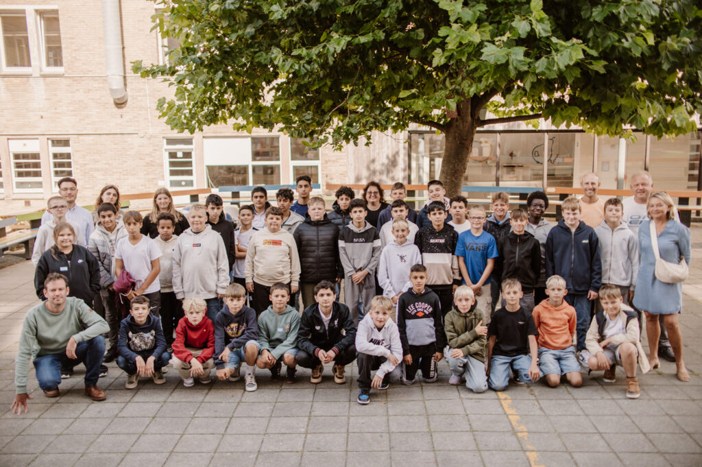Kersverse eerstejaars op de gevoelige plaat